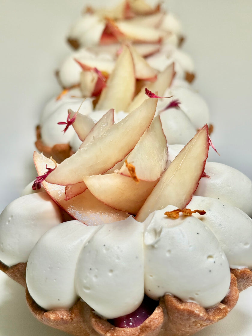 Tarte pêche